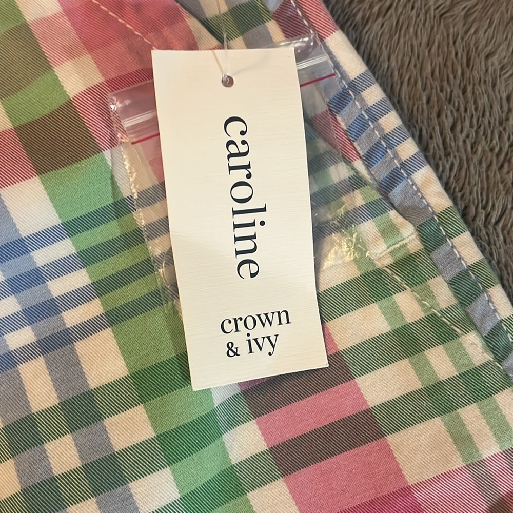 Crown & Ivy Caroline Plaid Shorts - Picture 5 of 6